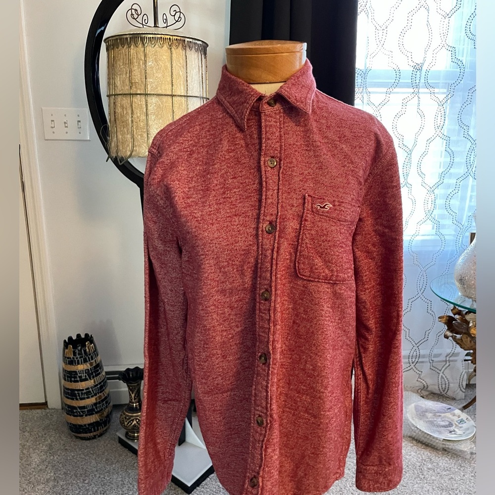 2 Hollister and Abercrombie 2 men’s shirts